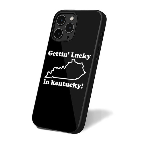 Gettin' Lucky In Kentucky Funny iPhone 16 Case Cover
