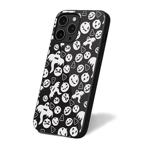 Ghost Halloween Pattern Pumpkin iPhone 16 Case Cover Ghost Halloween Pattern Pumpkin iPhone 16 Case Cover