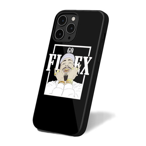 Go Flex Post Malone Vintage Art Simple Retro iPhone 16 Case Cover