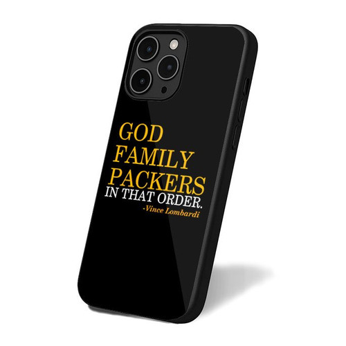 God Family Packers In That Order Bay Packers Christmas Gift iPhone 16 Case Cover