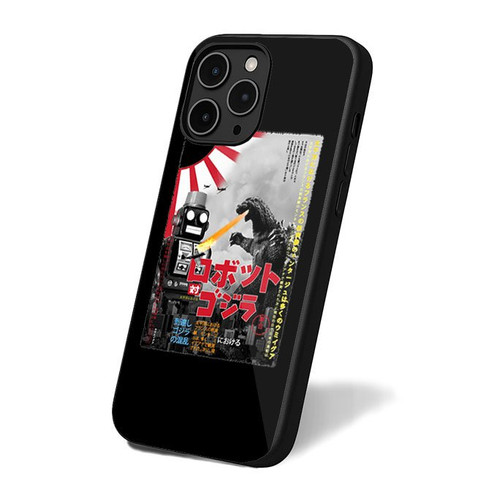 Godzilla Vs Toy Robot Vintage Poster iPhone 16 Case Cover