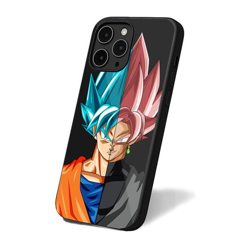 Goku Rose Blue Super Dragon Ball Z iPhone 16 Case Cover
