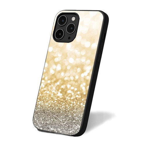Gold And Silver Glitter iPhone 16 Case Cover