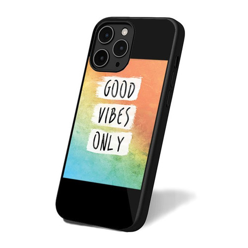 Good Vibes Only Watercolor iPhone 16 Case Cover