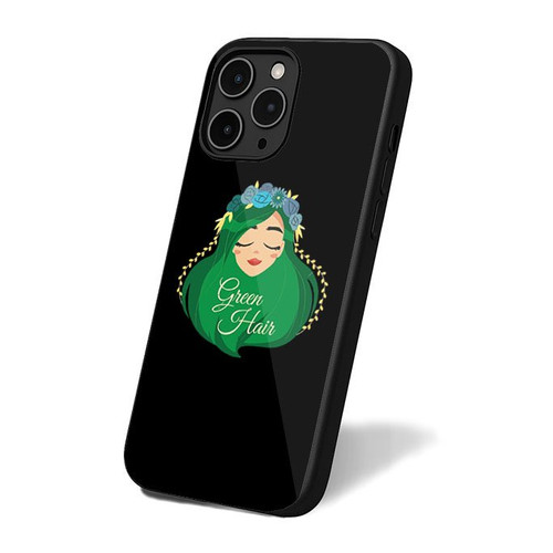 Green Hair Essential iPhone 16 Case Cover