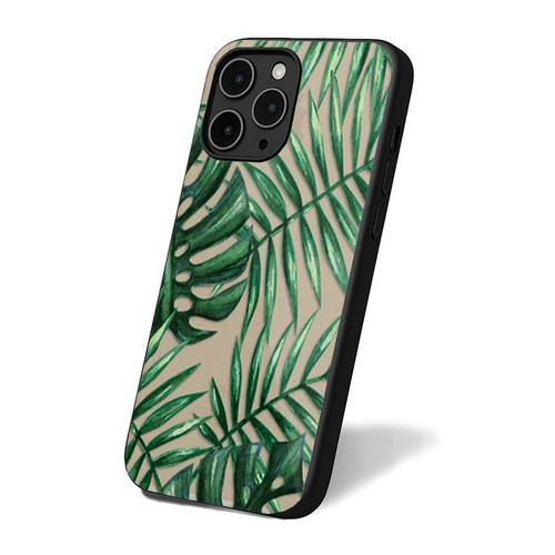 Green Leaves Wallpaper iPhone 16 Case Cover