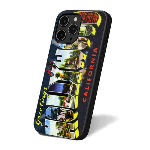 Greetings From Hollywood, California Postcard iPhone 16 Case Cover