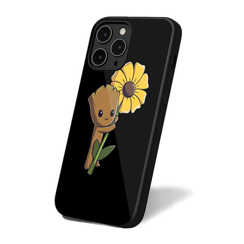Groot Sun Flower Retro Vintage Art iPhone 16 Case Cover