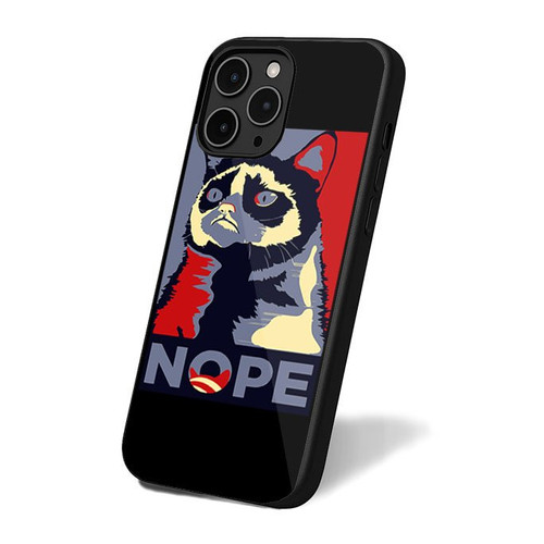 Grumpy Cat Nope iPhone 16 Case Cover
