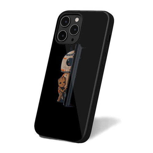 Guardians Of The Galaxy Groot And Bb8 iPhone 16 Case Cover