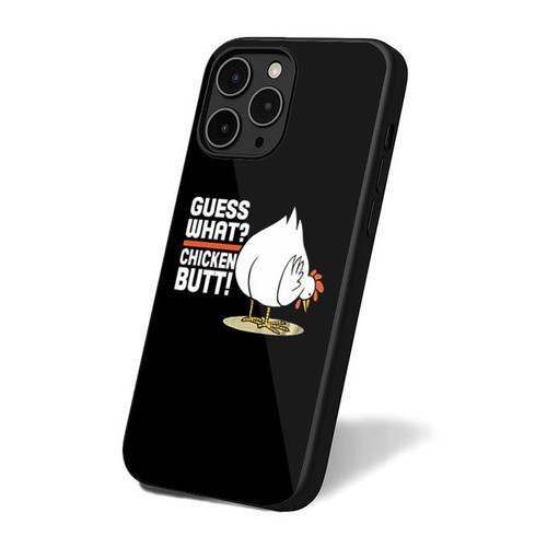 Guess What Chicken Butt Funny Trendy iPhone 16 Case Cover