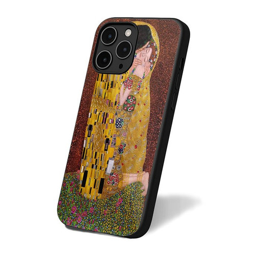Gustav Klimt The Kiss Romantic Wallpaper iPhone 16 Case Cover