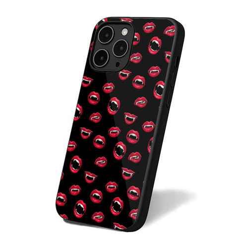 Halloween Vampire Lips iPhone 16 Case Cover