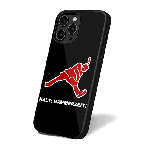 Halt Hammerzeit Funny Classic Retro Vintage Art Simple iPhone 16 Case Cover