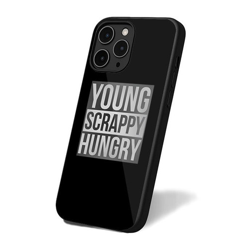 Hamilton Young Scrappy And Hungry Art iPhone 16 Case Cover