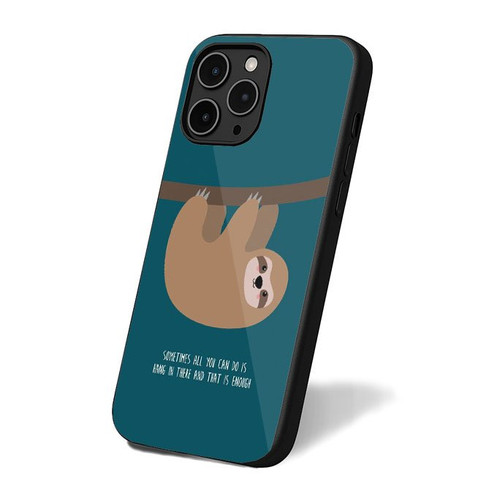 Hang In There Funny iPhone 16 Case Cover