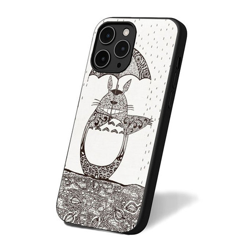 Happy Tootoro Rain iPhone 16 Case Cover