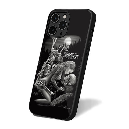 Harley Davidson Girl Skull iPhone 16 Case Cover