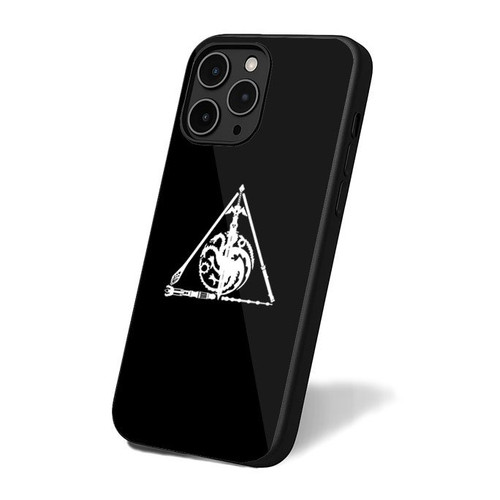 Harry Potter Deathly Hallows Star Wars Dr Who Lord Of The Rings Fandom Coexist Nerd Geek 1 iPhone 16 Case Cover