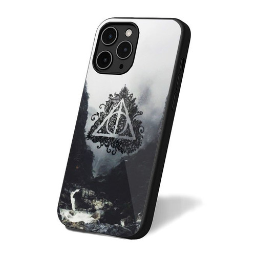 Harry Potter Deathly Hallows Symbol Fan Arts iPhone 16 Case Cover