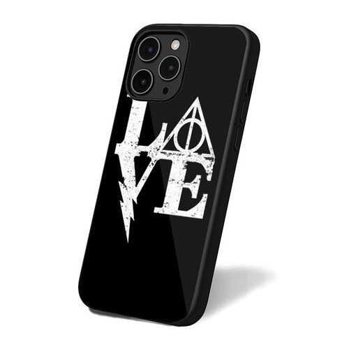 Harry Potter Love Deathly Hallows iPhone 16 Case Cover