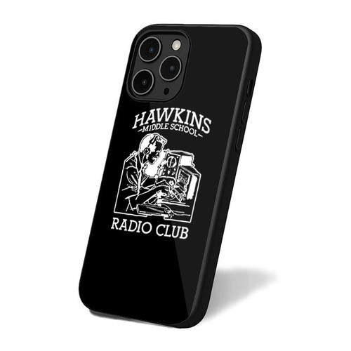 Hawkins Middle School Radio Av Club Stranger Things Inspired Tv Show 11 Eleven iPhone 16 Case Cover