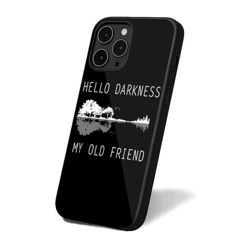 Hello Darkness My Old Friend Vintage Simple Art Retro iPhone 16 Case Cover
