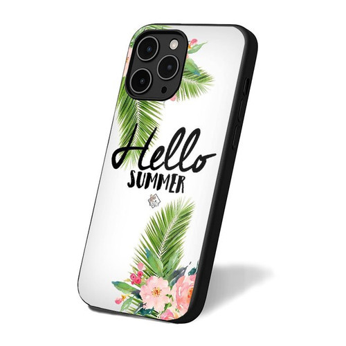Hello Summer Flower iPhone 16 Case Cover