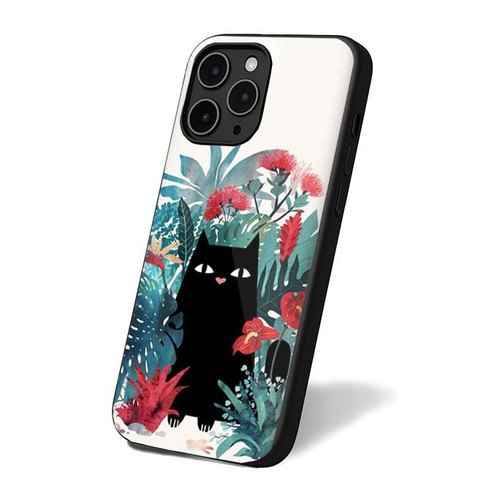 Hidden Cat In Flower iPhone 16 Case Cover