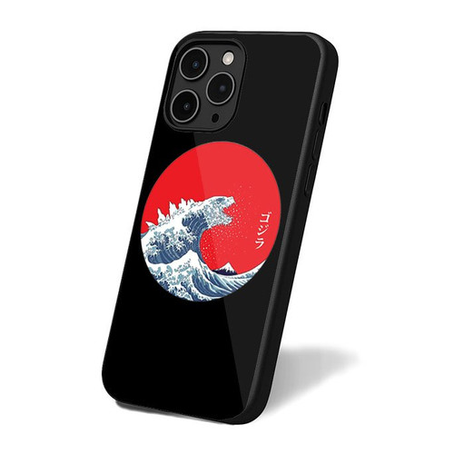 Hokusai Gojira iPhone 16 Case Cover