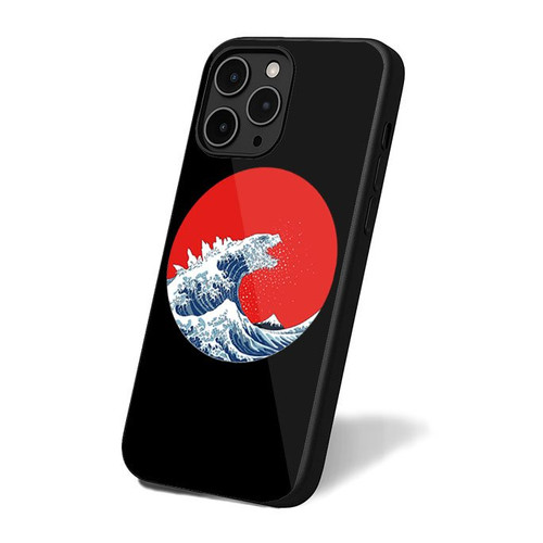 Hokusai Kaiju Vintage Retro Art iPhone 16 Case Cover