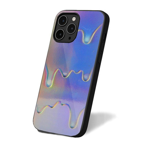Holographic Slime Screen Print 2 iPhone 16 Case Cover