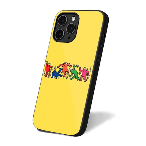 Homage To Keith Haring Acrobats 2 iPhone 16 Case Cover