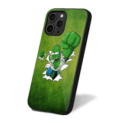 Homer Simpson Hulk iPhone 16 Case Cover