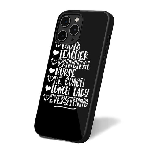 Homeschool Mom iPhone 16 Case Cover