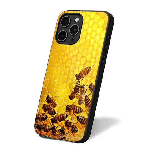 Honey Bee Simple Vintage Retro iPhone 16 Case Cover