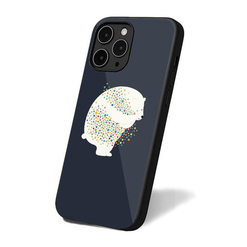 Hug Your Dreams Navy iPhone 16 Case Cover