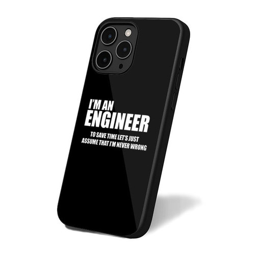 I Am An Engineer Gift For Engineer Funny Profession iPhone 16 Case Cover