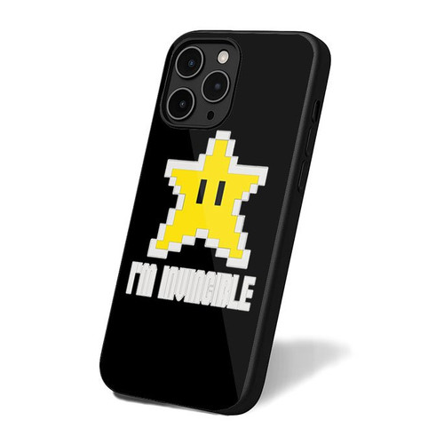 I Am Invincible Mario Star iPhone 16 Case Cover
