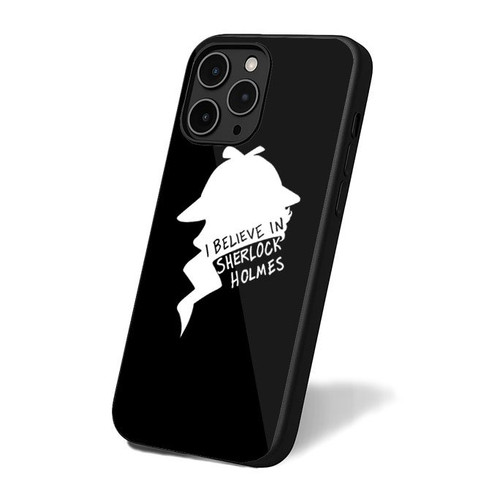 I Believe In Sherlock Holmes Profile iPhone 16 Case Cover