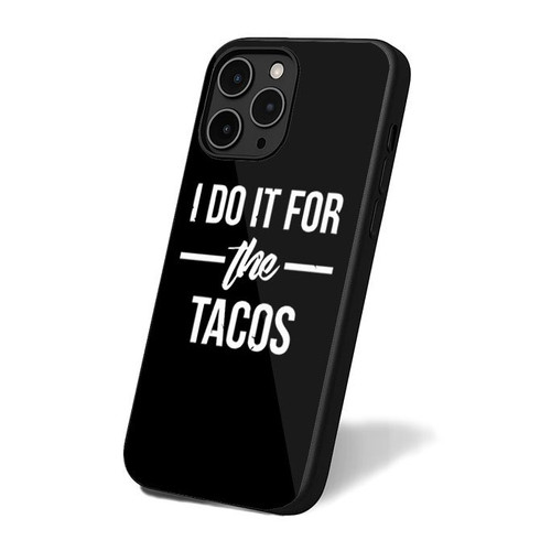 I Do It For The Tacos Vintage Simple Art Retro iPhone 16 Case Cover