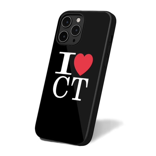 I Love Connecticut Heart Ct iPhone 16 Case Cover