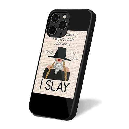 I Slay Beyonce Lyric iPhone 16 Case Cover