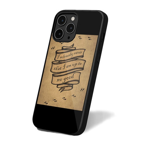 I Solemnly Swear That I Am Up To No Good Classic Vintage Retro Art Simple iPhone 16 Case Cover