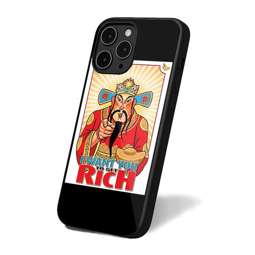 I Want You To Get Rich iPhone 16 Case Cover