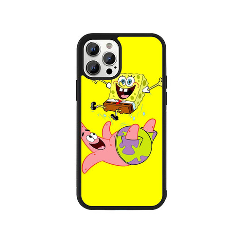 Funny Spongebob With Patrick iPhone 13 / 13 Mini / 13 Pro / 13 Pro Max Case Cover