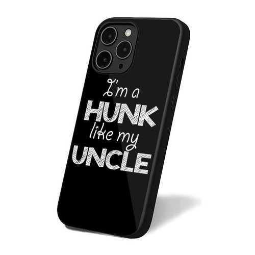 I'm A Hunk Like My Uncle Funny Baby iPhone 16 Case Cover