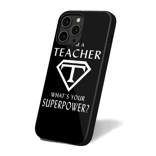 Im A Teacher What Is Your Superpower Vintage Art Retro iPhone 16 Case Cover