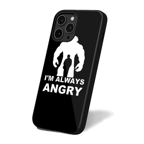 I'm Always Angry Funny Hulk Marvel Comics iPhone 16 Case Cover