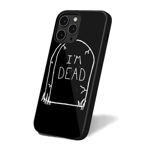 I'm Dead Tombstone iPhone 16 Case Cover